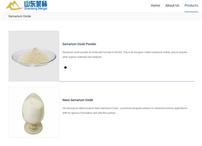 What Is Samarium Oxide